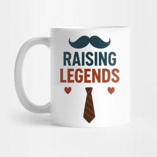 Dad Raising Legends Fathers Day Design Mug